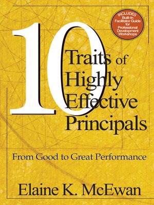 cover image of Ten Traits of Highly Effective Principals